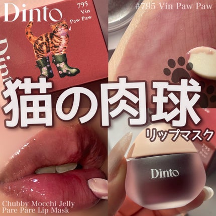チャビもちゼリーパウパウリップマスク/Dinto/リップマスクを使ったクチコミ(1枚目)