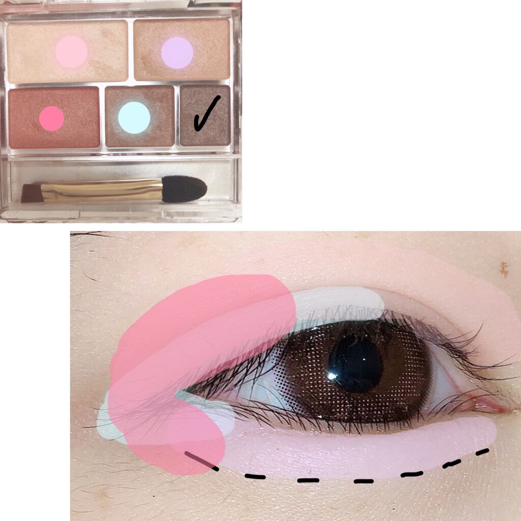 パーフェクトマルチアイズ/キャンメイク/アイシャドウパレットを使ったクチコミ（2枚目）