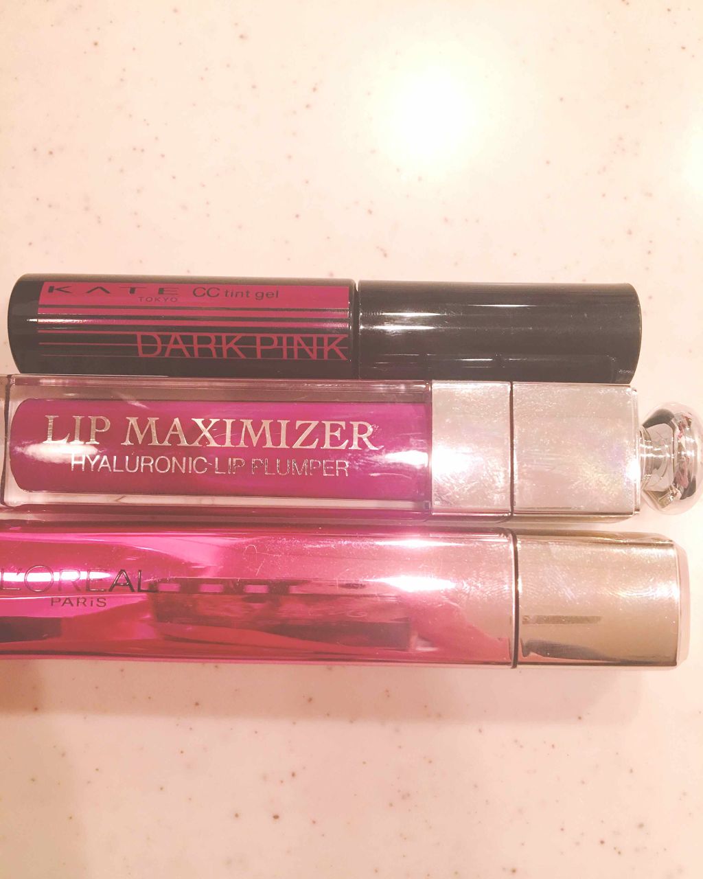 CCティントジェル/KATE/リップグロスを使ったクチコミ(2枚目)