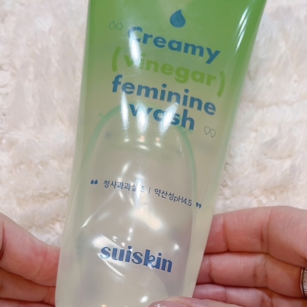 クリーミービネガーフェミニンウォッシュ/suiskin/ボディソープを使ったクチコミ（2枚目）