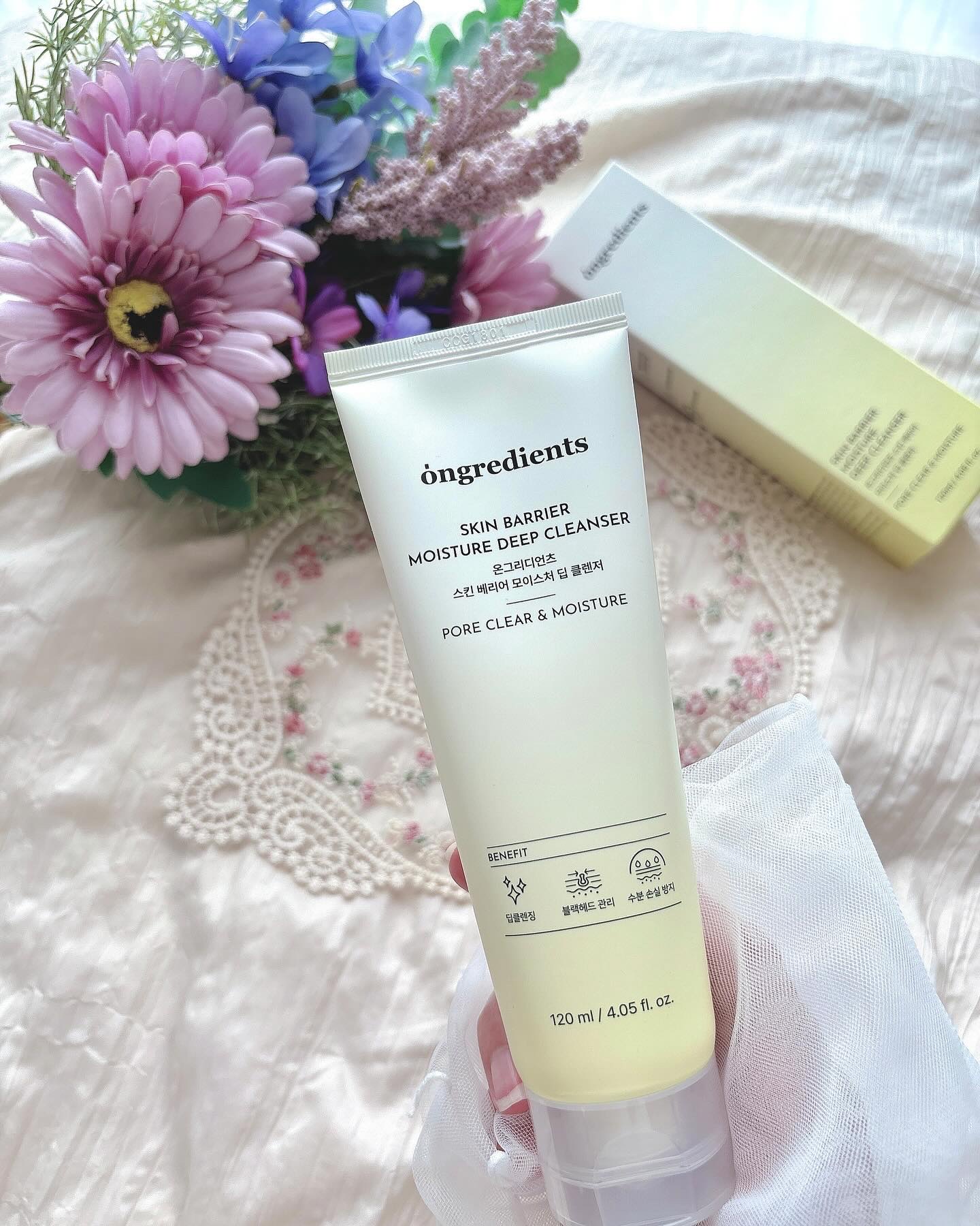 スキンバリアモイスチャーディープクレンザー /Ongredients/洗顔フォームを使ったクチコミ（1枚目）