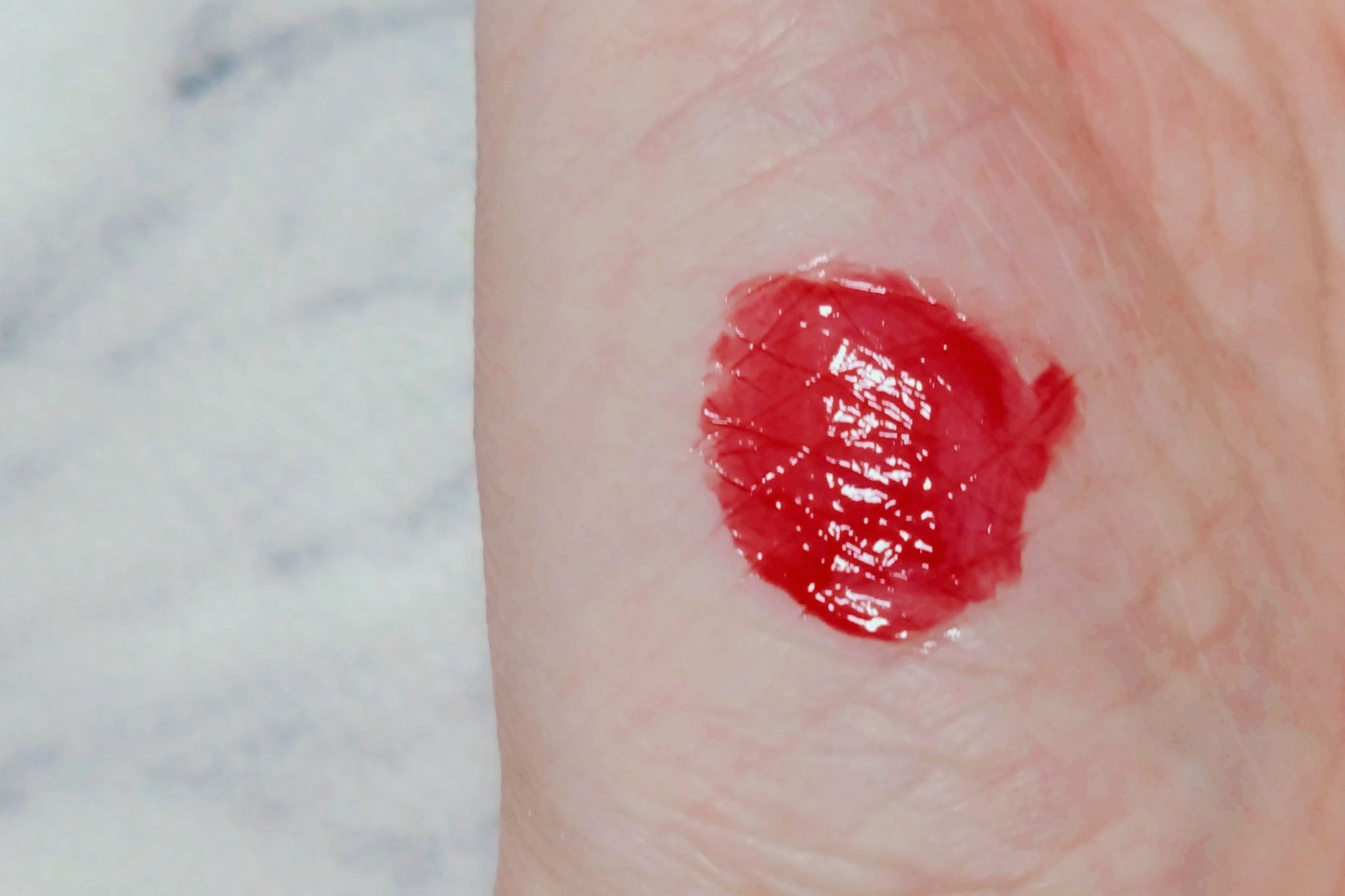 デュイフルウォーターティント 06 チュリアン/rom&nd/リップティントを使ったクチコミ（3枚目）