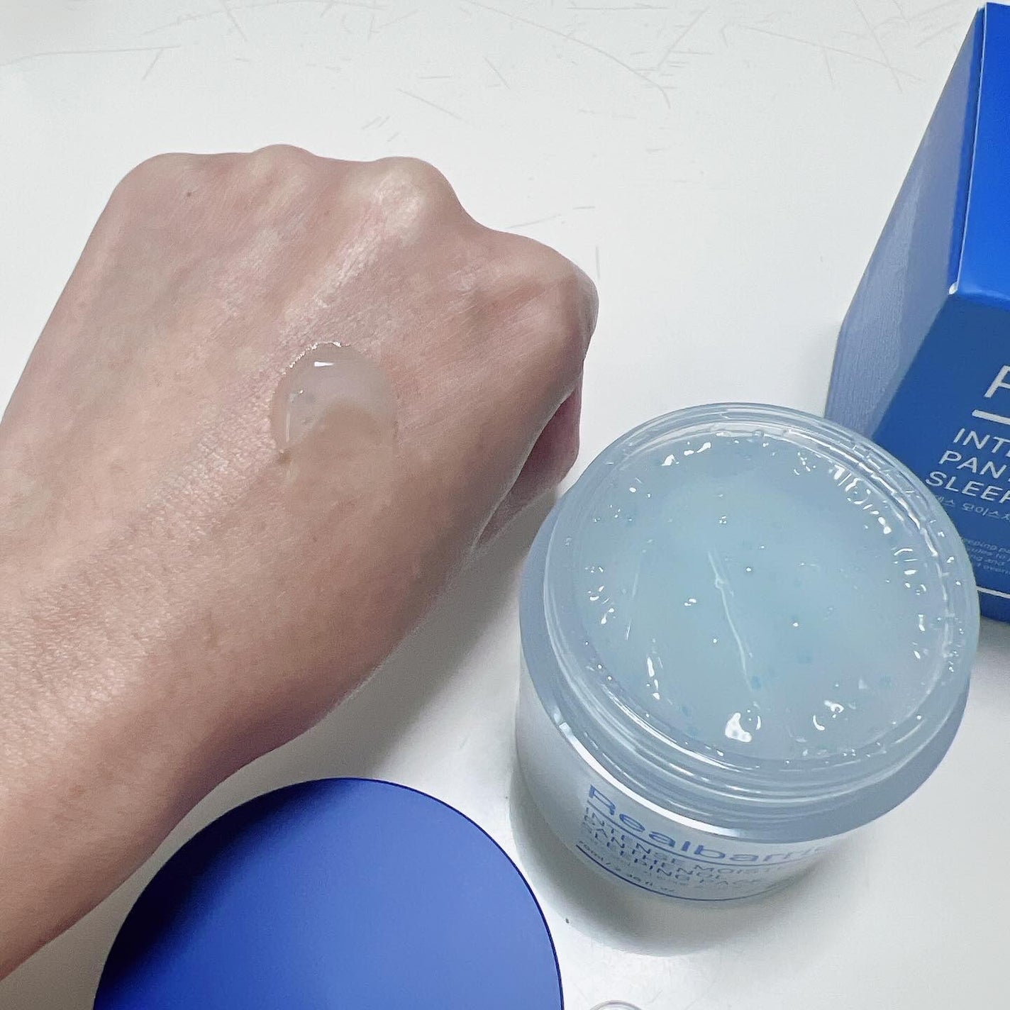 インテンスモイスチャーパンテノールスリーピングパック/Real Barrier/シートマスク・パックを使ったクチコミ(3枚目)