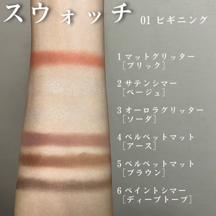 フォーエバー6アイパレット/Laka/アイシャドウパレットを使ったクチコミ(5枚目)