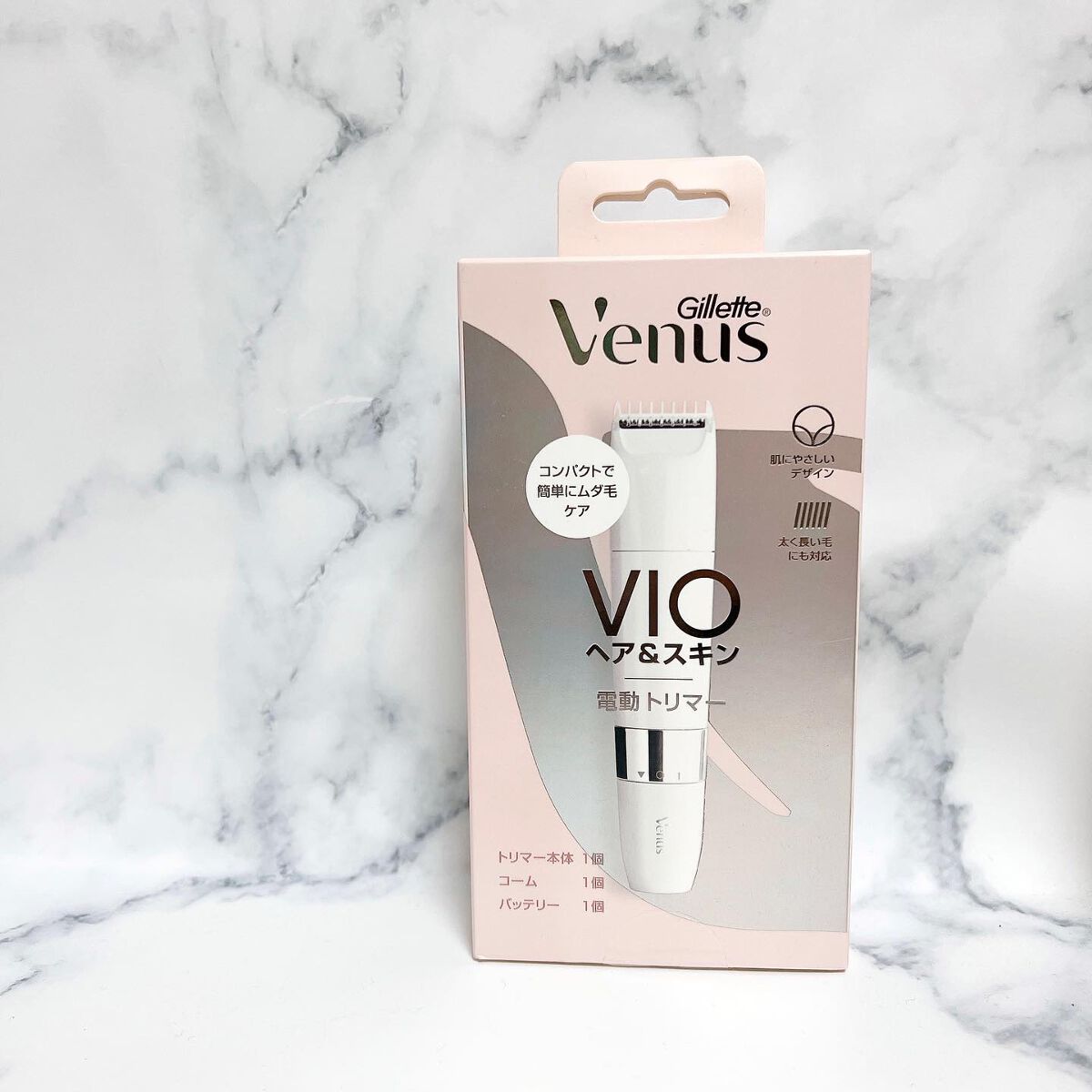 ヴィーナス VIO ヘア&スキン 電動トリマー/Gillette Venus/シェーバーを使ったクチコミ(2枚目)