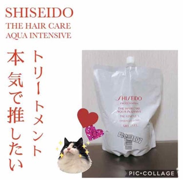 SHISEIDO ザ・ヘアケアアクアインテンシブトリートメントのクチコミ「今回は過去LIPSを始めたばかりの頃にレビューした商品なんですが
「私的推しヘアケア」
もう一.....」（1枚目）