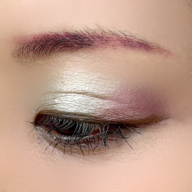 ヴィセ アヴァン シングルアイカラー 051 DIAMOND METAL/Visée/単色アイシャドウを使ったクチコミ（3枚目）