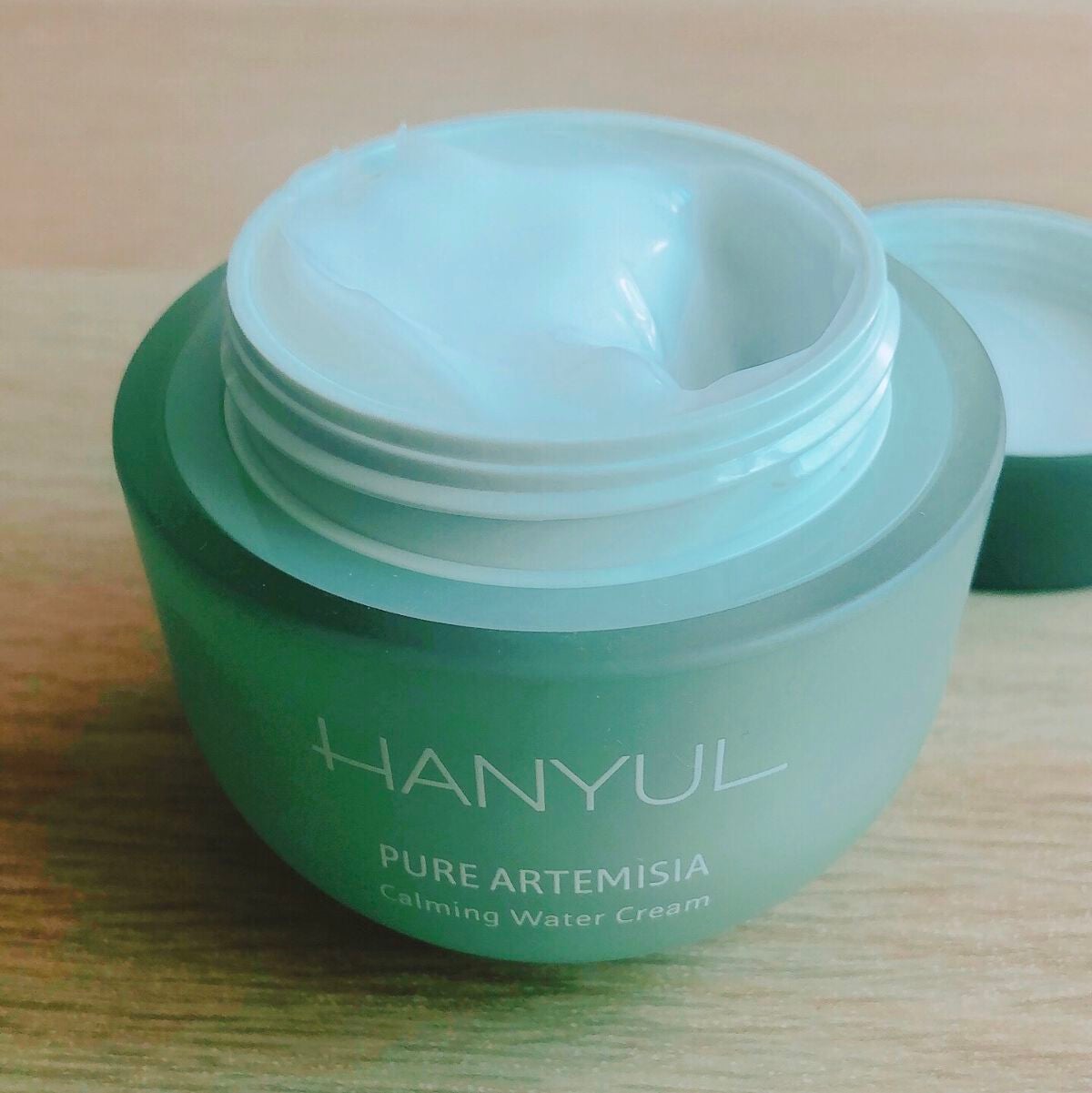 ピュアアルテミシア カーミングウォータークリーム/HANYUL(ハンユル)/フェイスクリームを使ったクチコミ(2枚目)
