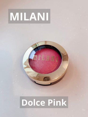 Milani Cosmetics BAKED POWDER BLUSHのクチコミ「ツヤ肌にしてくれるチーク🩷


🟣Milani Cosmetics
　　BAKED POWDE.....」（1枚目）