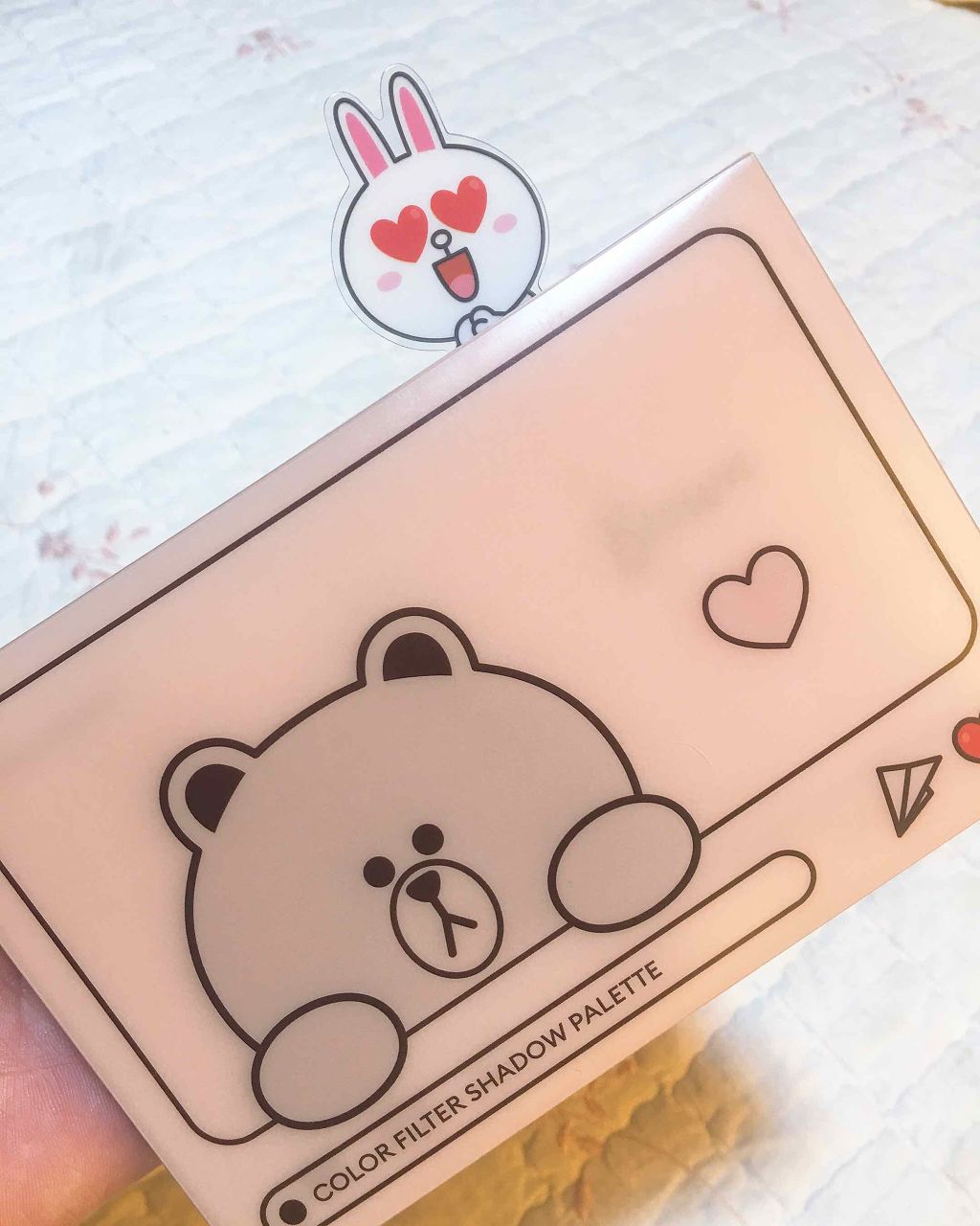 カラーフィルターシャドウパレット(ラインフレンズエディション)/MISSHA/アイシャドウパレットを使ったクチコミ(4枚目)