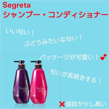 セグレタ ふっくらボリューム シリーズ シャンプー／コンディショナーのクチコミ「皆さんどーも！SORA🍭です！
今回は花王のSegretaをレビューしていきたいと思います！🙋.....」（2枚目）