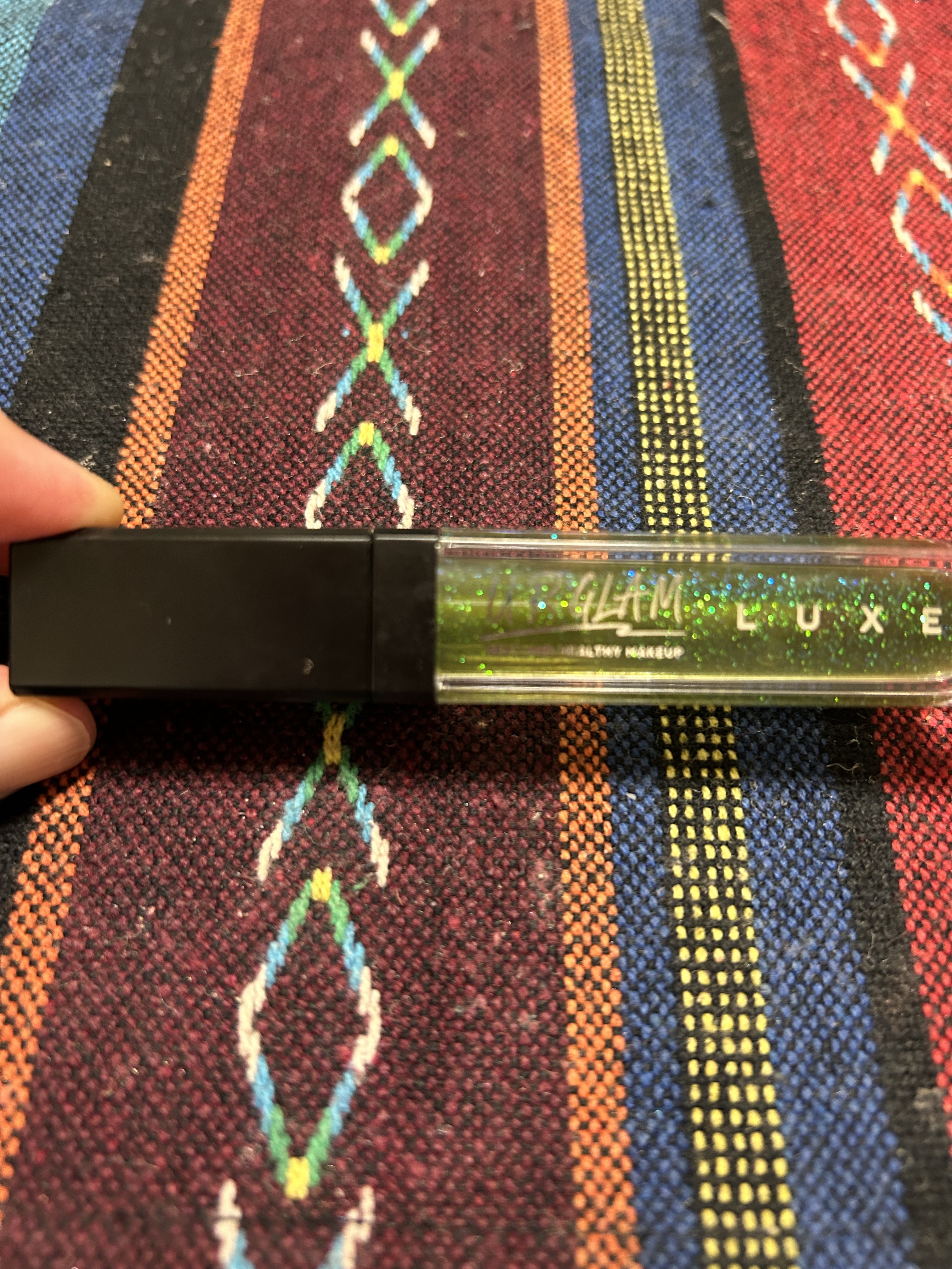 UR GLAM LUXE　TINT LIP GLOSS クリアグリーン/U R GLAM/リップグロスを使ったクチコミ（1枚目）