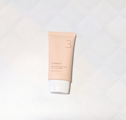 3番 ノーファンデ陶器肌トーンアップクリーム/numbuzin/化粧下地を使ったクチコミ(1枚目)