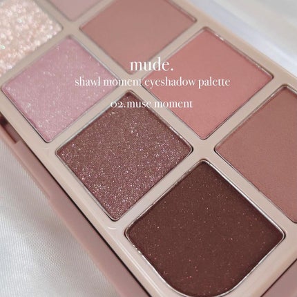 MDショールモーメント アイシャドウパレット/mude./アイシャドウパレットを使ったクチコミ(8枚目)