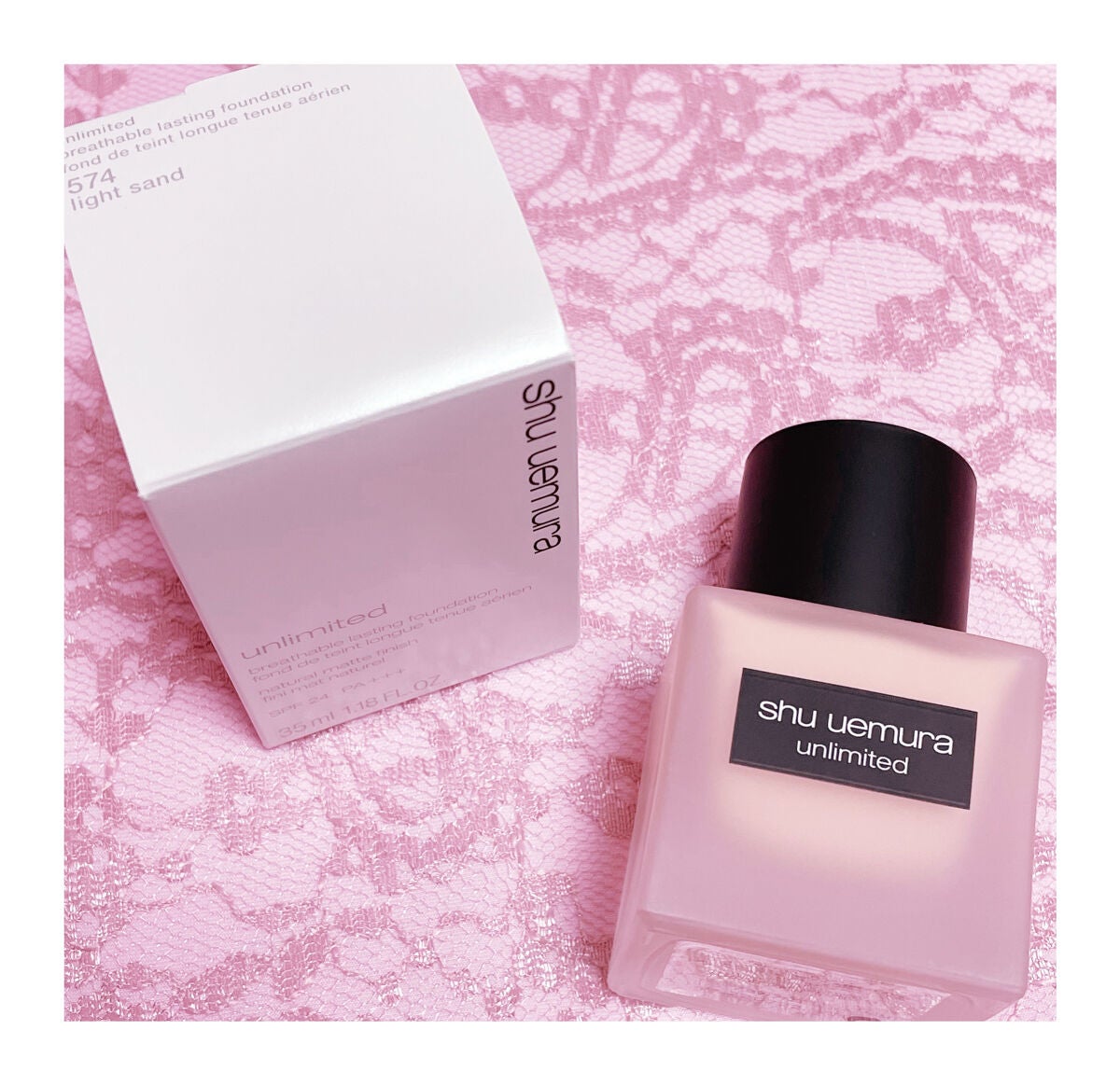 (旧)アンリミテッド ラスティング フルイド/shu uemura/リキッドファンデーションを使ったクチコミ(1枚目)
