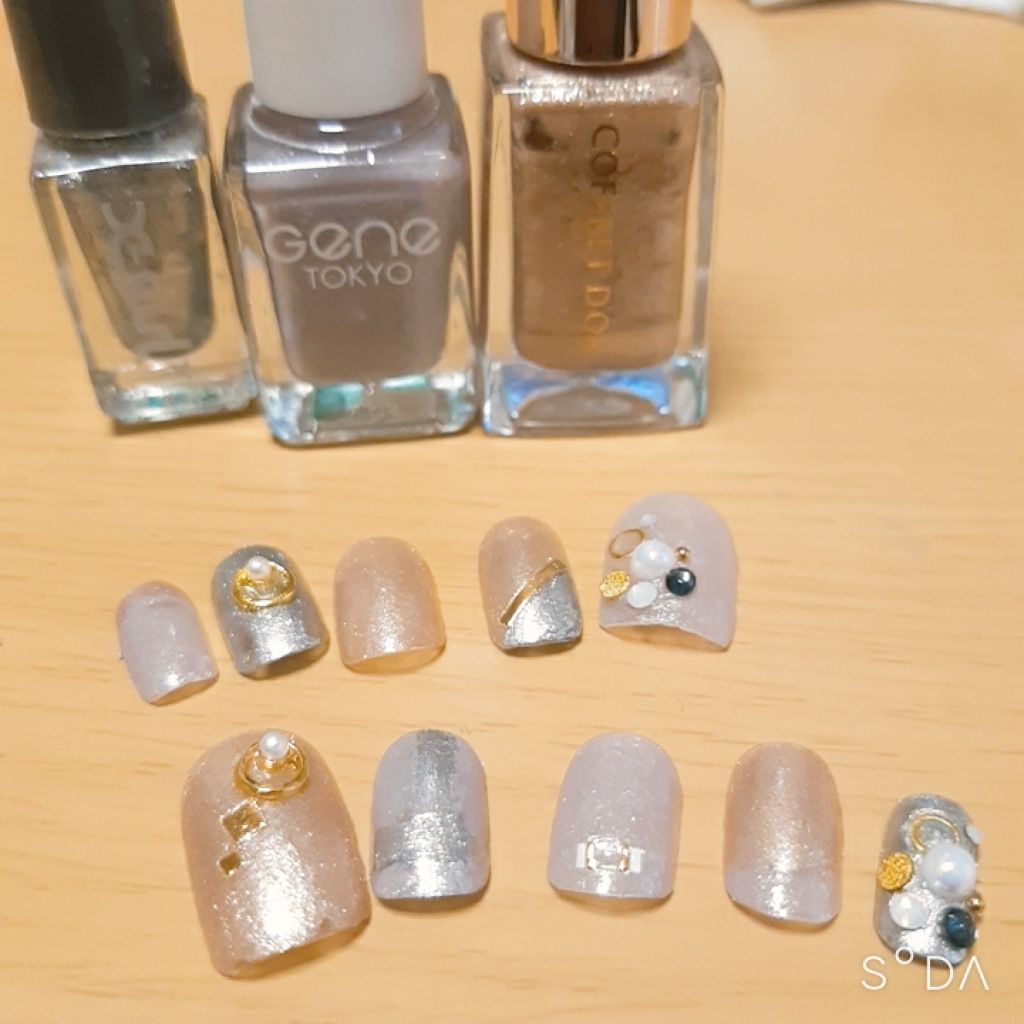 gene TOKYO ネイル/DAISO/マニキュアを使ったクチコミ（1枚目）