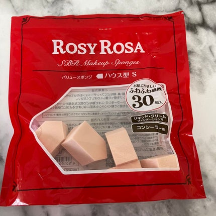 バリュースポンジN ハウス型タイプS 30P/ロージーローザ/パフ・スポンジを使ったクチコミ(1枚目)