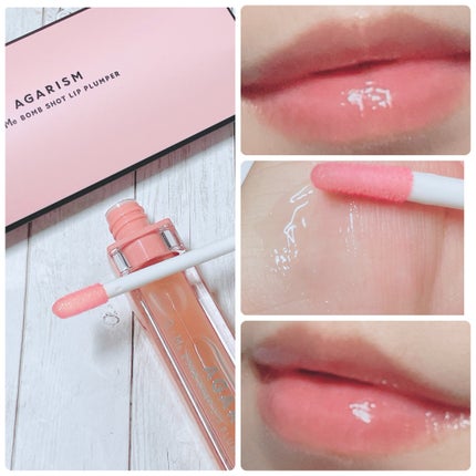 キューミ―ボムショットリッププランパー/AGARISM/リッププランパーを使ったクチコミ(1枚目)