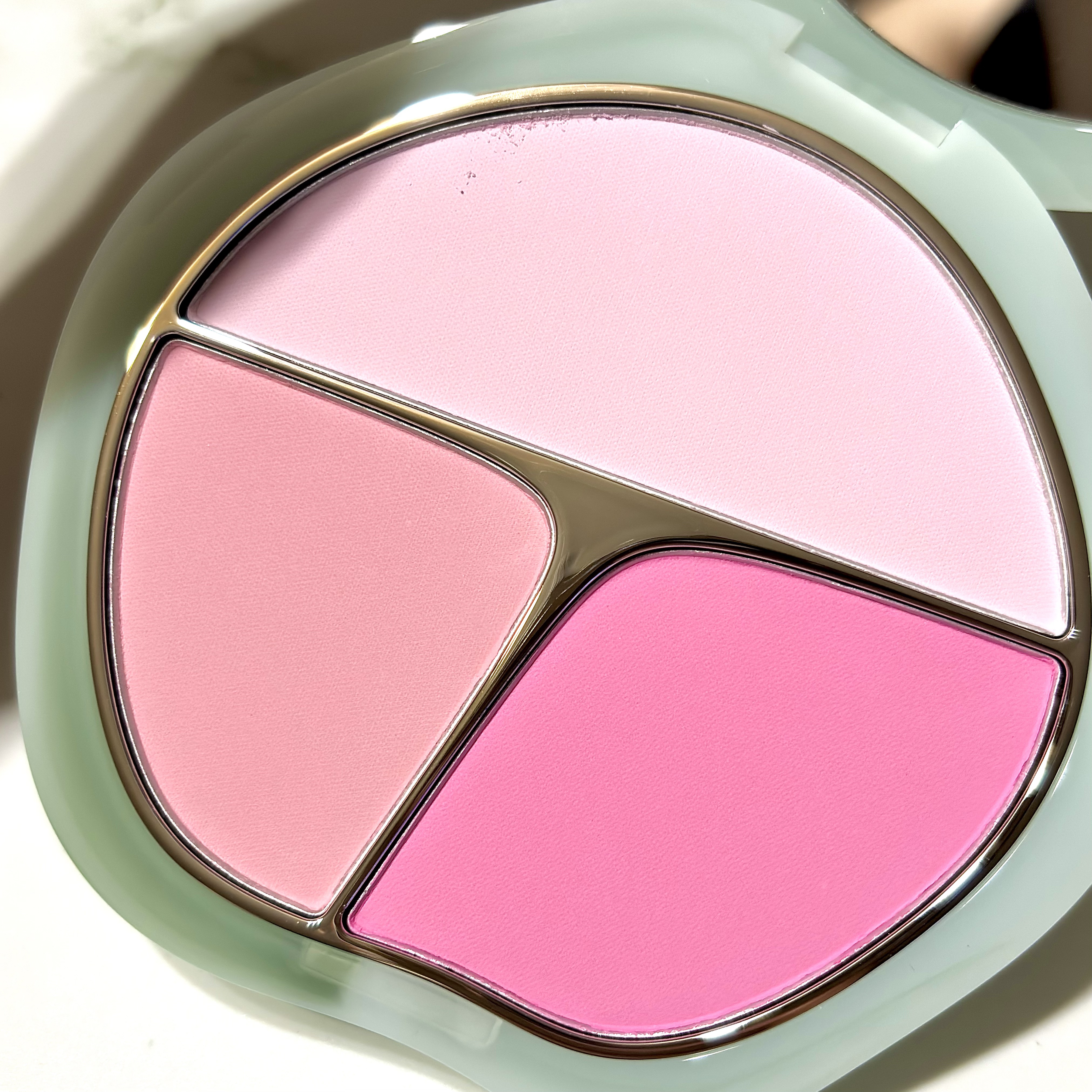 TIMAGE  3色チークパレット/TIMAGE/パウダーチークを使ったクチコミ（2枚目）