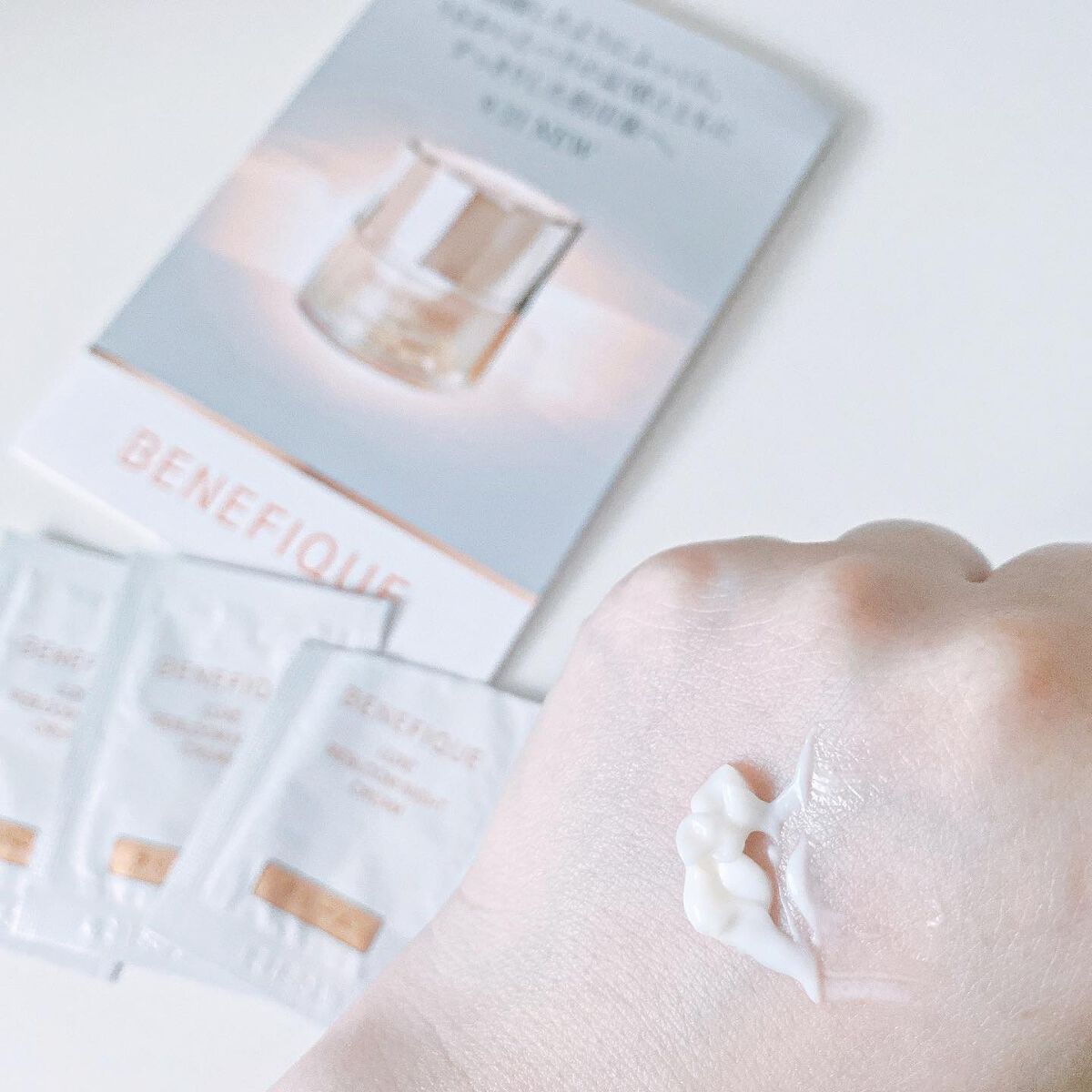 リュクス リブルームナイトクリーム/BENEFIQUE/フェイスクリームを使ったクチコミ（2枚目）