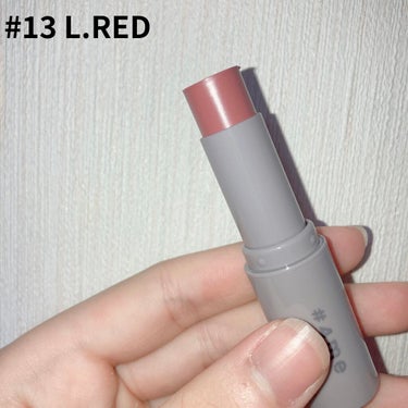 リップスティック 13# L.RED/#4me by GU/口紅を使ったクチコミ（2枚目）