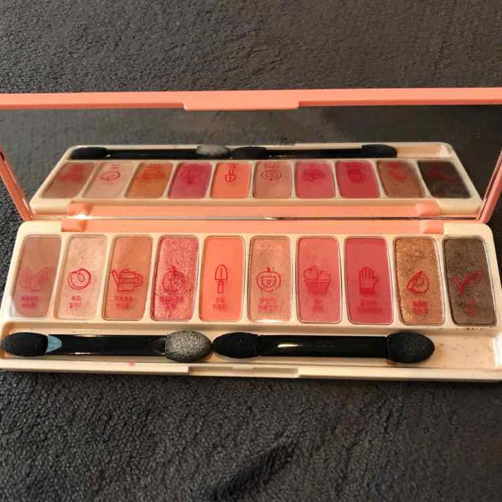 プレイカラー アイシャドウ/ETUDE/アイシャドウパレットを使ったクチコミ(2枚目)