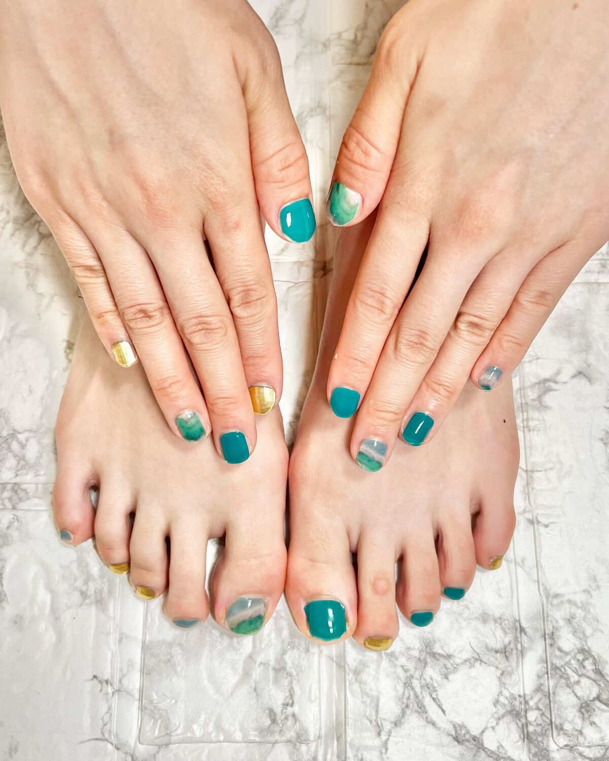 フィットフィックスジェルネイル/esshimo/ネイルシールを使ったクチコミ（2枚目）