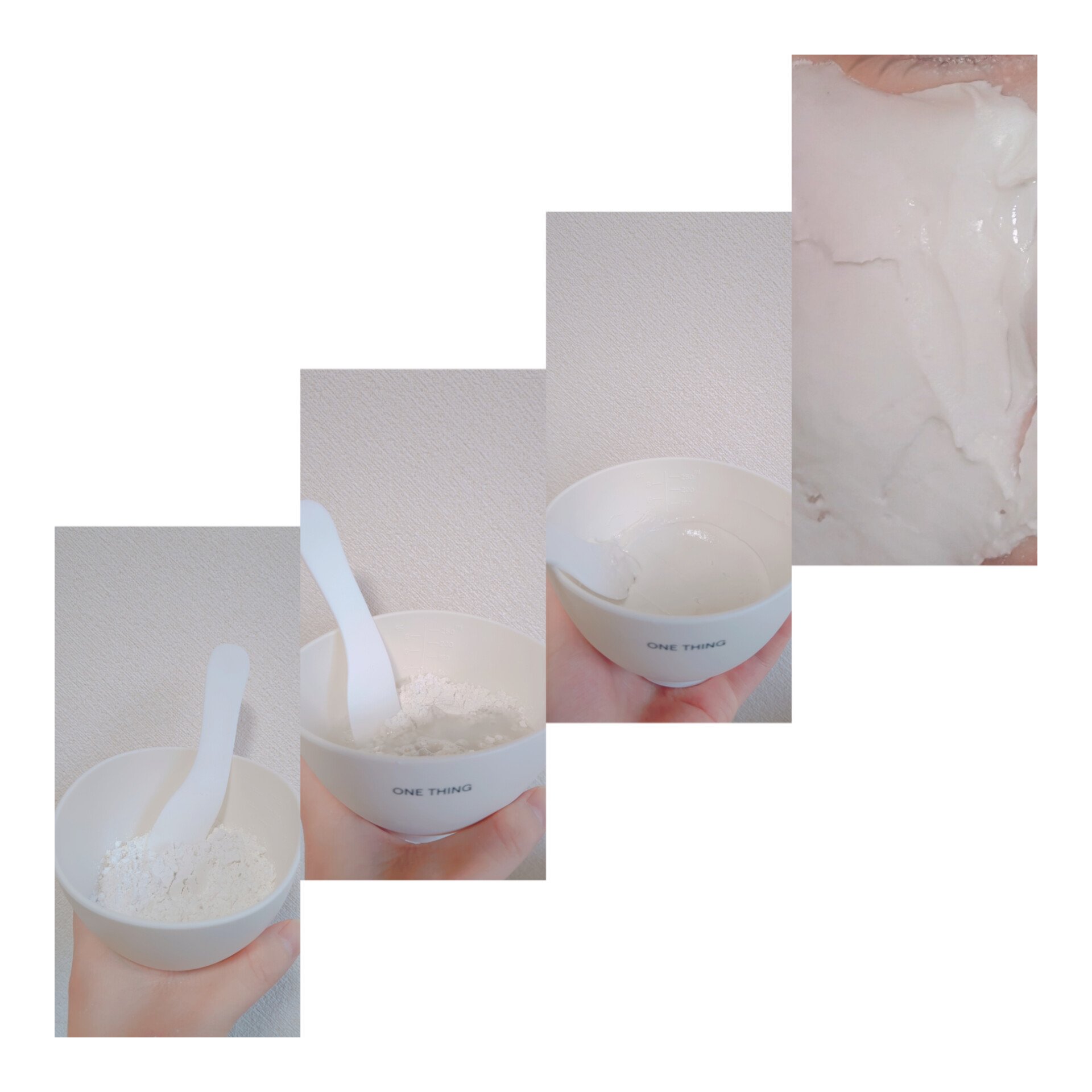 モデリングパック ヒアルロン酸 /ONE THING/洗い流すパック・マスクを使ったクチコミ（3枚目）