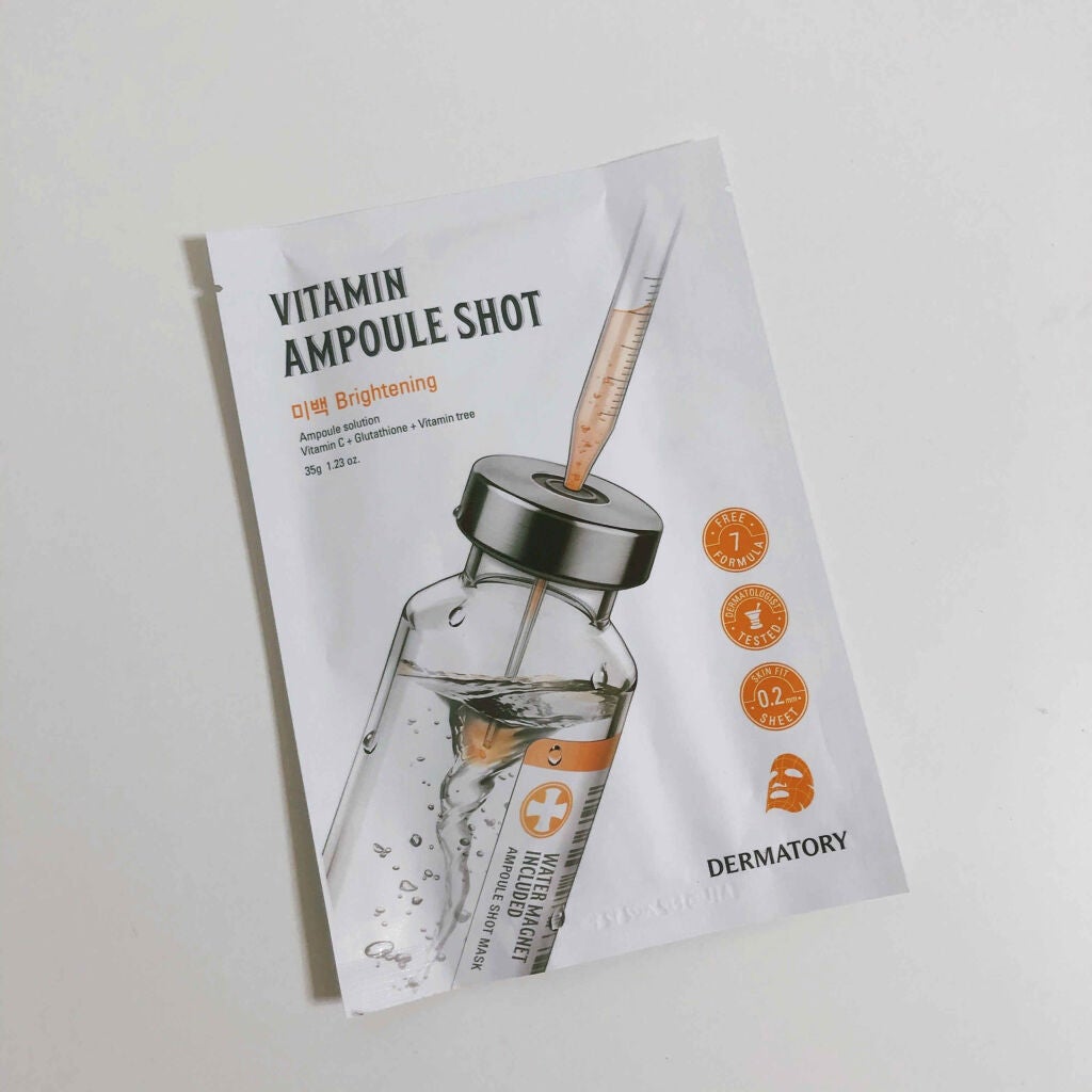 アンプルショットシートビタミンショット/Dermatory/シートマスク・パックを使ったクチコミ(3枚目)