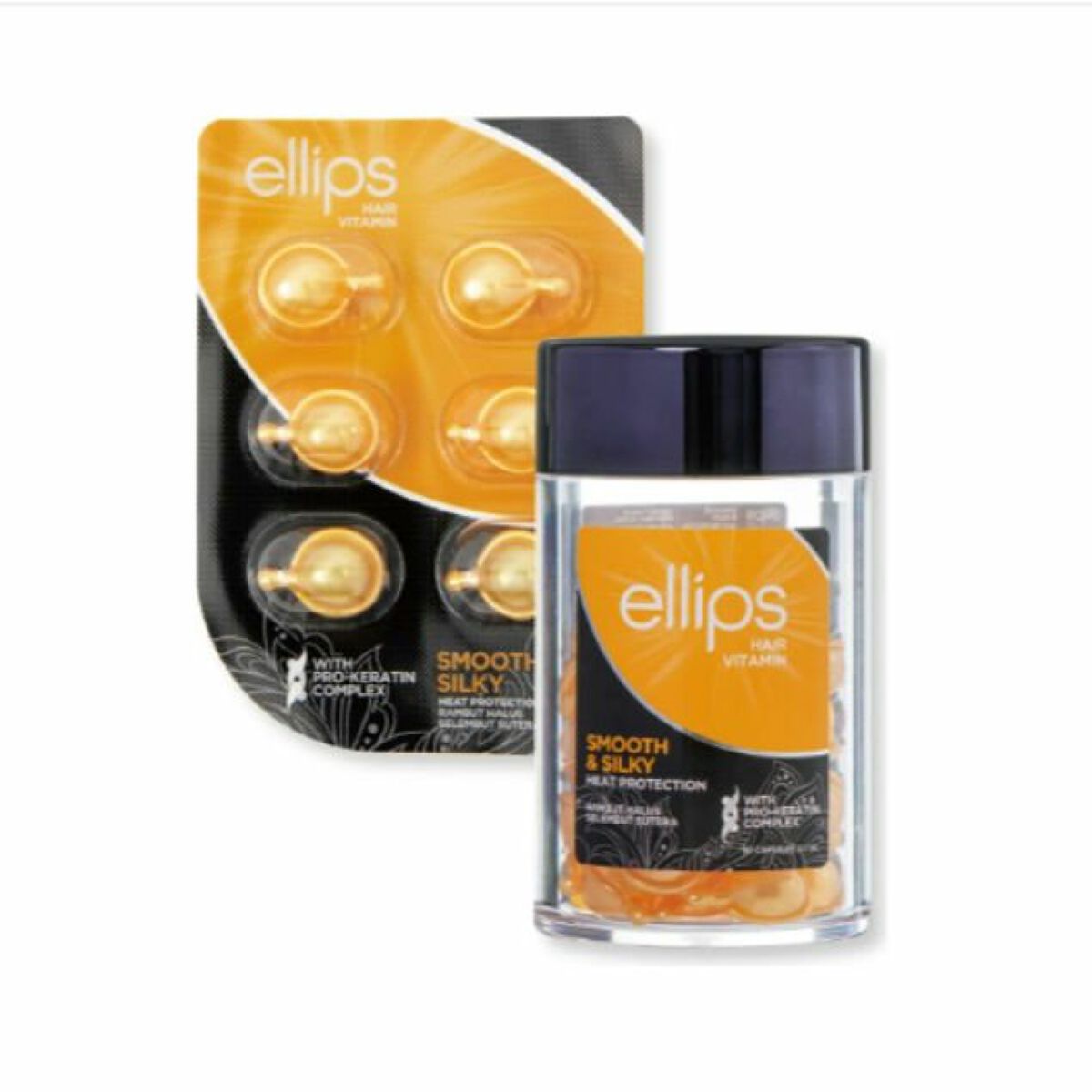 プロケラチン シルキーブラック/ellips/ヘアオイルを使ったクチコミ（3枚目）