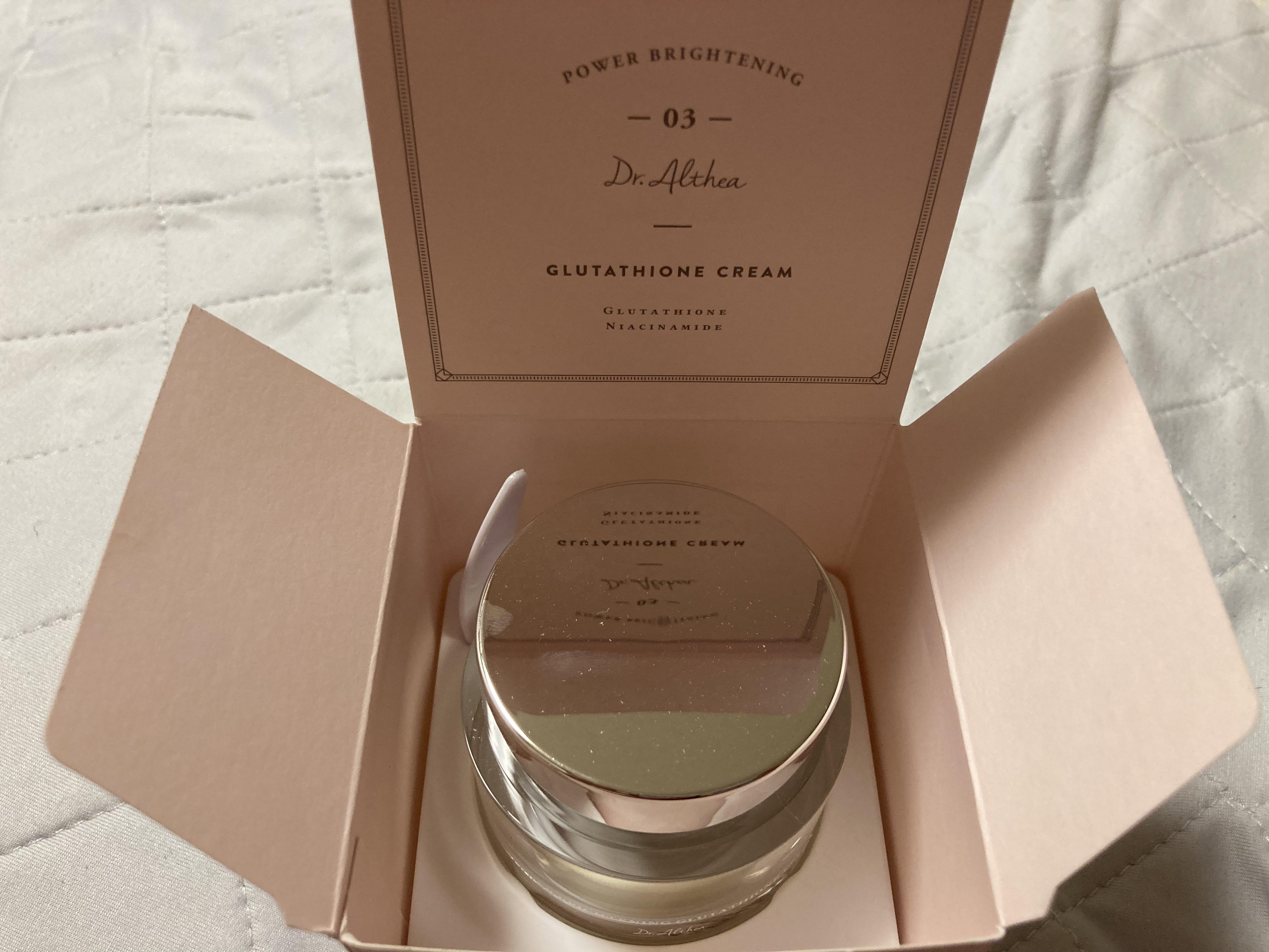 パワーブライトニング グルタチオンクリーム/Dr.Althea/フェイスクリームを使ったクチコミ（2枚目）