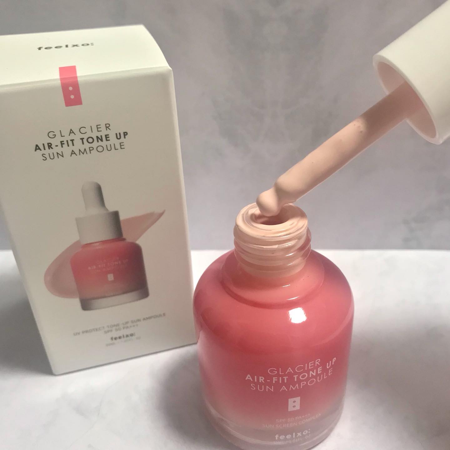 ピルソ グラシアエアフィットトーンアップサンアンプル SPF50 PA+++/feelxo/化粧下地を使ったクチコミ（3枚目）