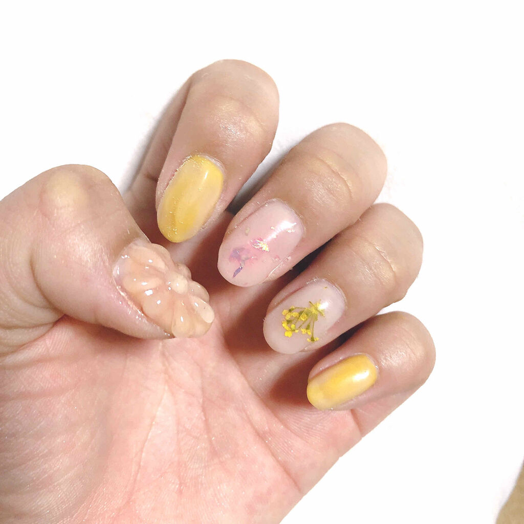 ジェルネイル（ライト対応）/セリア/ジェルネイルを使ったクチコミ（1枚目）