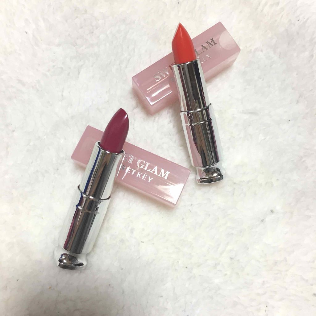 SWEET GLAM TINT GLOW/SECRET KEY/口紅を使ったクチコミ(1枚目)