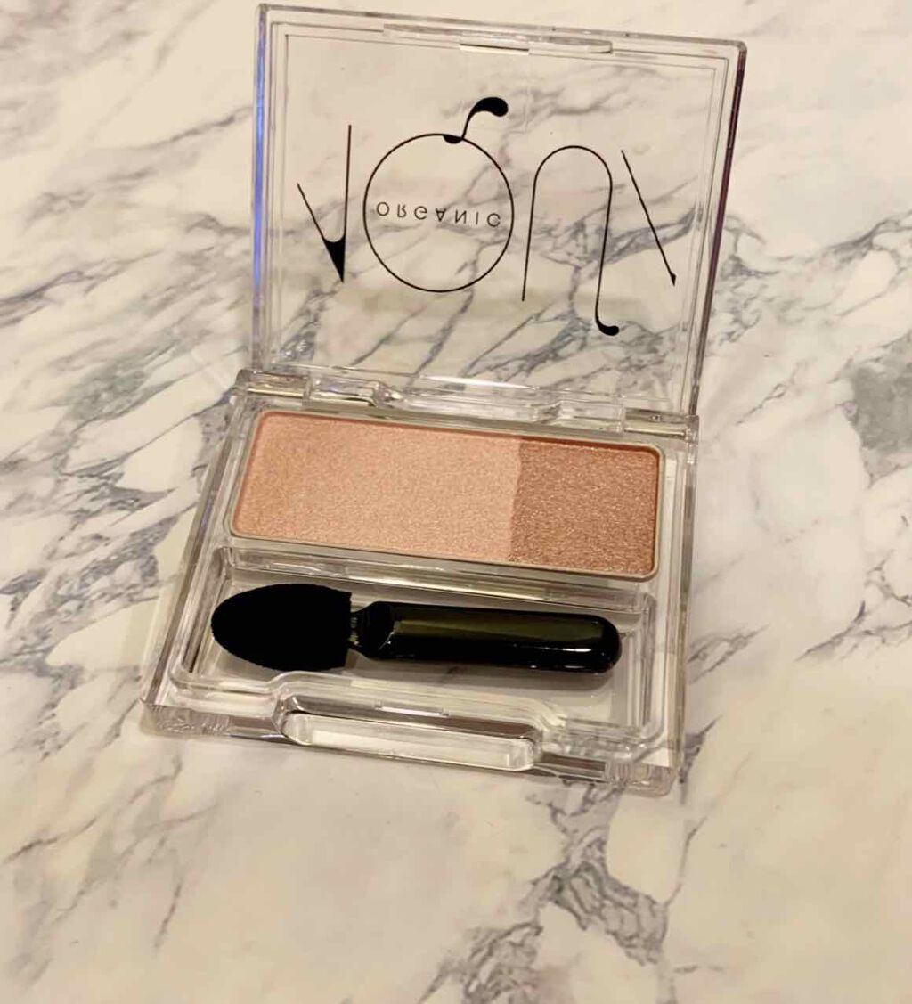 オーガニックデュオシャドー/アクア・アクア/アイシャドウパレットを使ったクチコミ（2枚目）