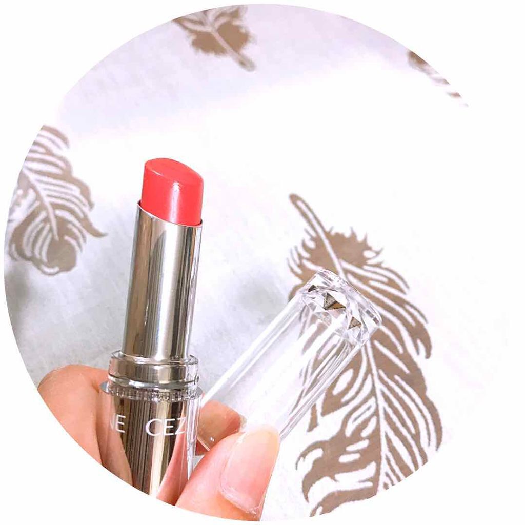 ラスティンググロスリップ/CEZANNE/口紅を使ったクチコミ（2枚目）