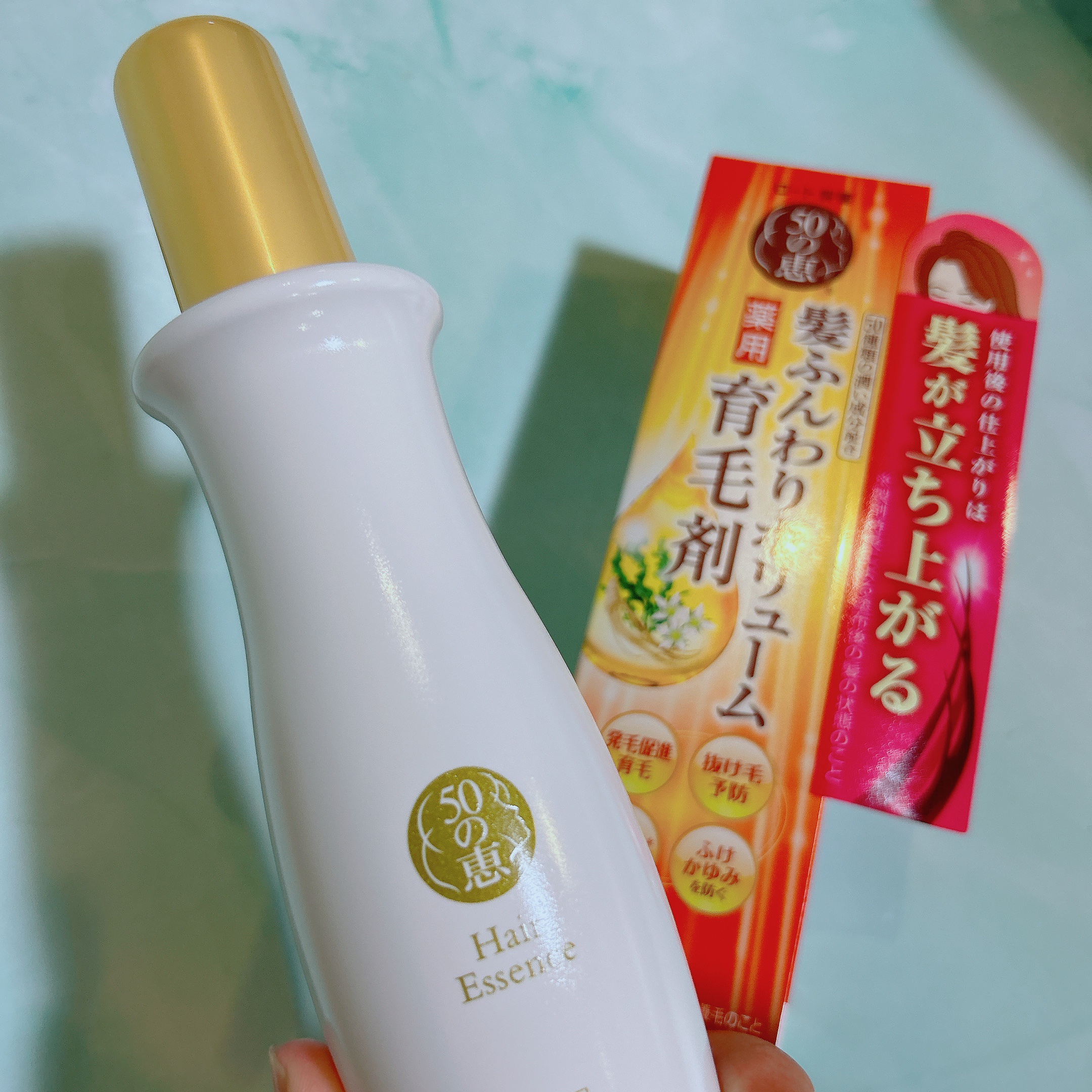 髪ふんわりボリューム育毛剤/50の恵/頭皮ケアを使ったクチコミ（3枚目）