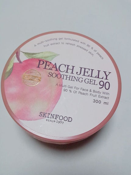 ピーチ ジェリー スージングジェル90/SKINFOOD/ボディローションを使ったクチコミ(1枚目)