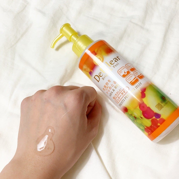 DETクリア ブライト&ピール ピーリングジェリー<ミックスフルーツの香り>/Detclear/ピーリングを使ったクチコミ(3枚目)