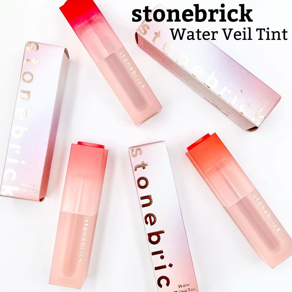ウォーターベールティント/STONEBRICK/リップティントを使ったクチコミ（3枚目）