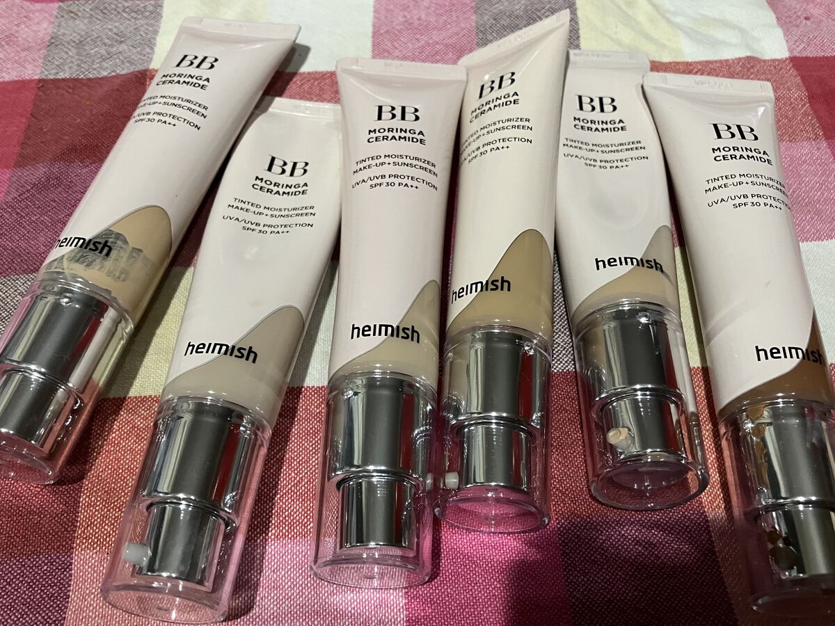 モリンガ セラミド BBクリーム/heimish/BBクリームを使ったクチコミ（2枚目）
