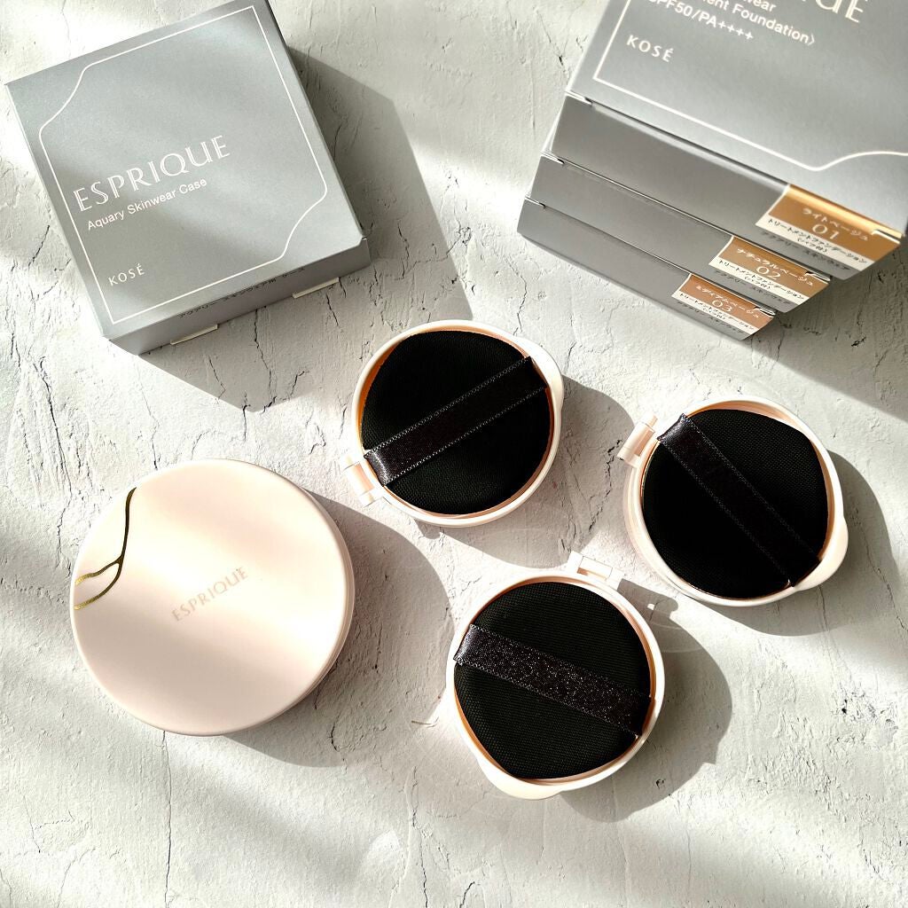 アクアリースキンウェア/ESPRIQUE/クッションファンデーションを使ったクチコミ(9枚目)