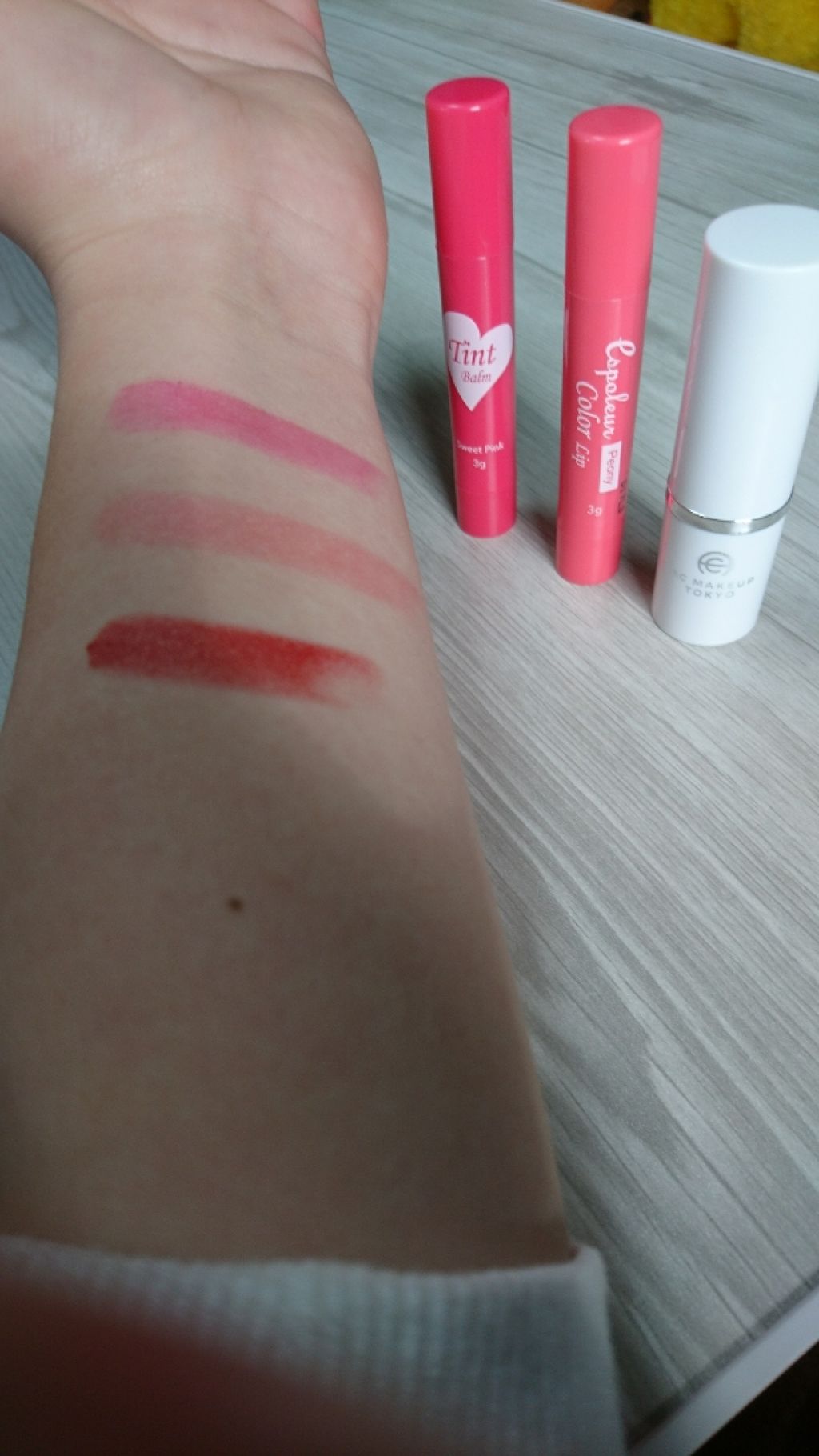 エスポルール カラーリップ/エスポルール/リップクリームを使ったクチコミ（2枚目）