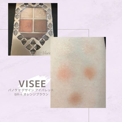 パノラマデザイン アイパレット/Visée/アイシャドウパレットを使ったクチコミ(1枚目)