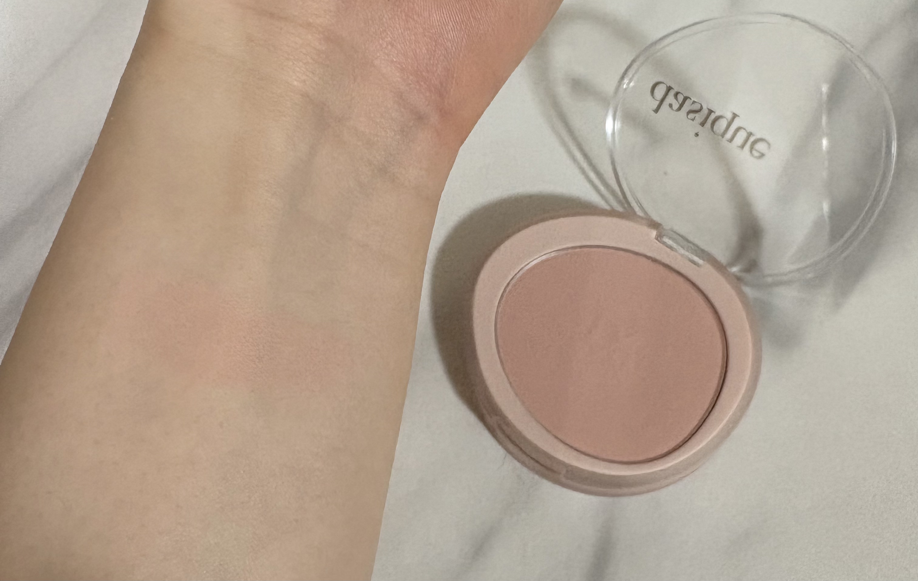 ソフトブラーチーク/dasique/パウダーチークを使ったクチコミ（2枚目）