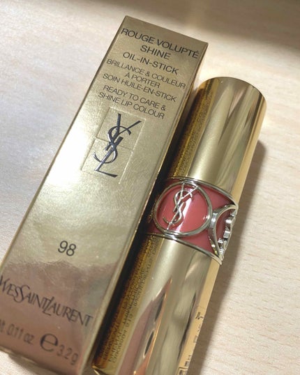 ルージュ ヴォリュプテ シャイン/YVES SAINT LAURENT BEAUTE/口紅を使ったクチコミ(1枚目)