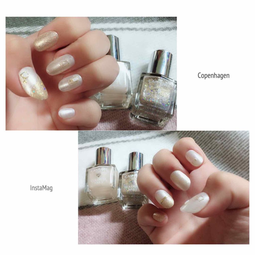 カラフルネイルズ 99 ブライズパール/キャンメイク/マニキュアを使ったクチコミ（3枚目）