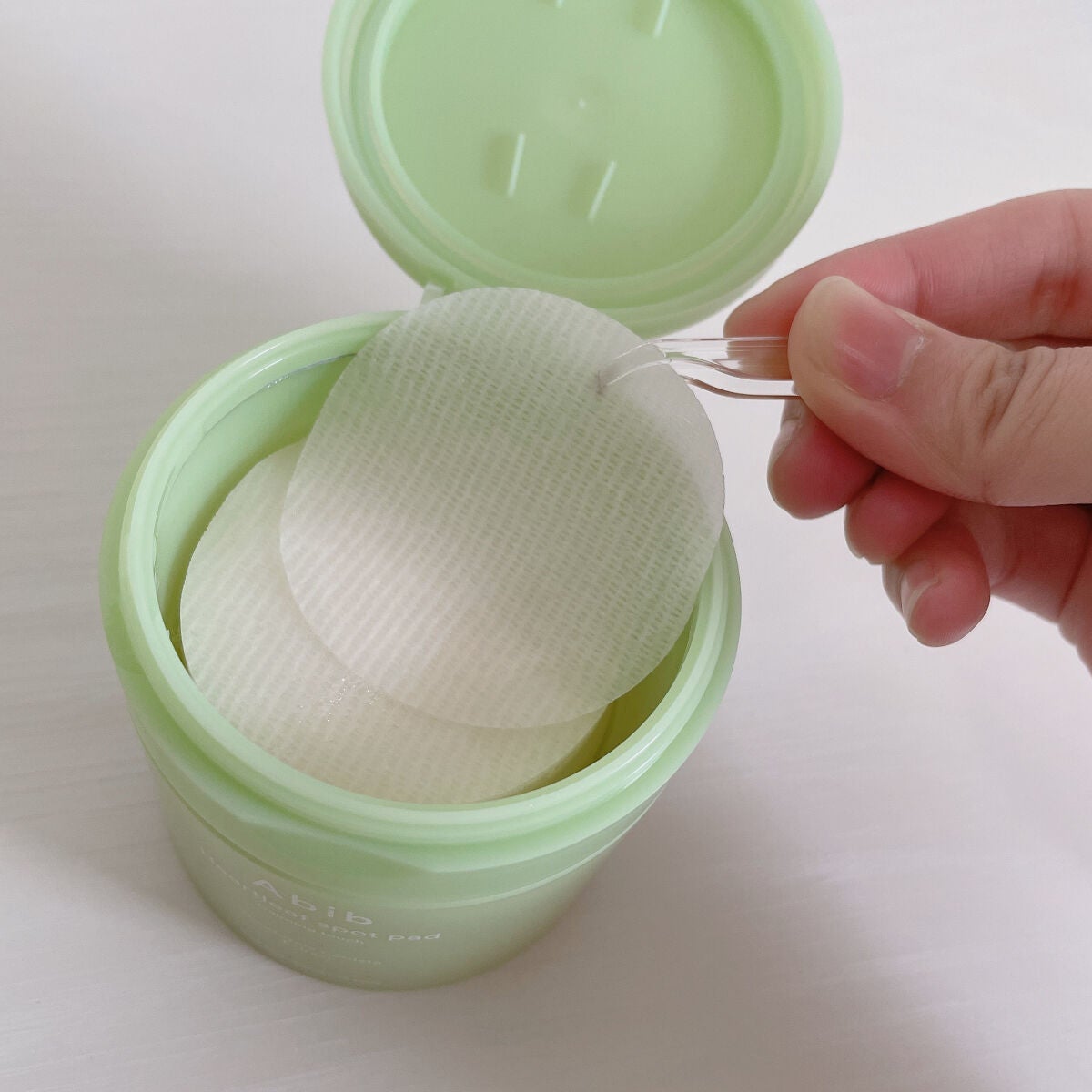 ドクダミカーミングタッチスポットパッド/Abib /トナーパッドを使ったクチコミ(5枚目)