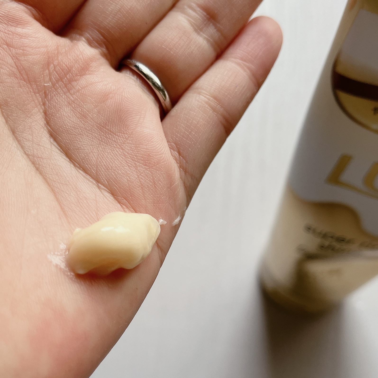 スーパーリッチシャイン ダメージリペア とろとろ補修トリートメント 150g/LUX/洗い流すヘアトリートメントを使ったクチコミ（2枚目）