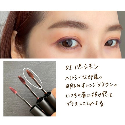 セルヴォーク インディケイトアイブロウマスカラ C/Celvoke/眉マスカラを使ったクチコミ(3枚目)